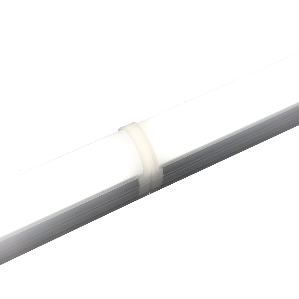 Integrated LED Tube Shop Light with Linkable Feature