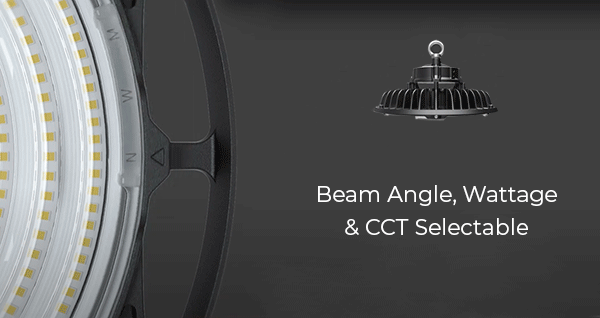 UFO LED High Bay – 2 CCT – 60°/85°/105° – 240/192/144W